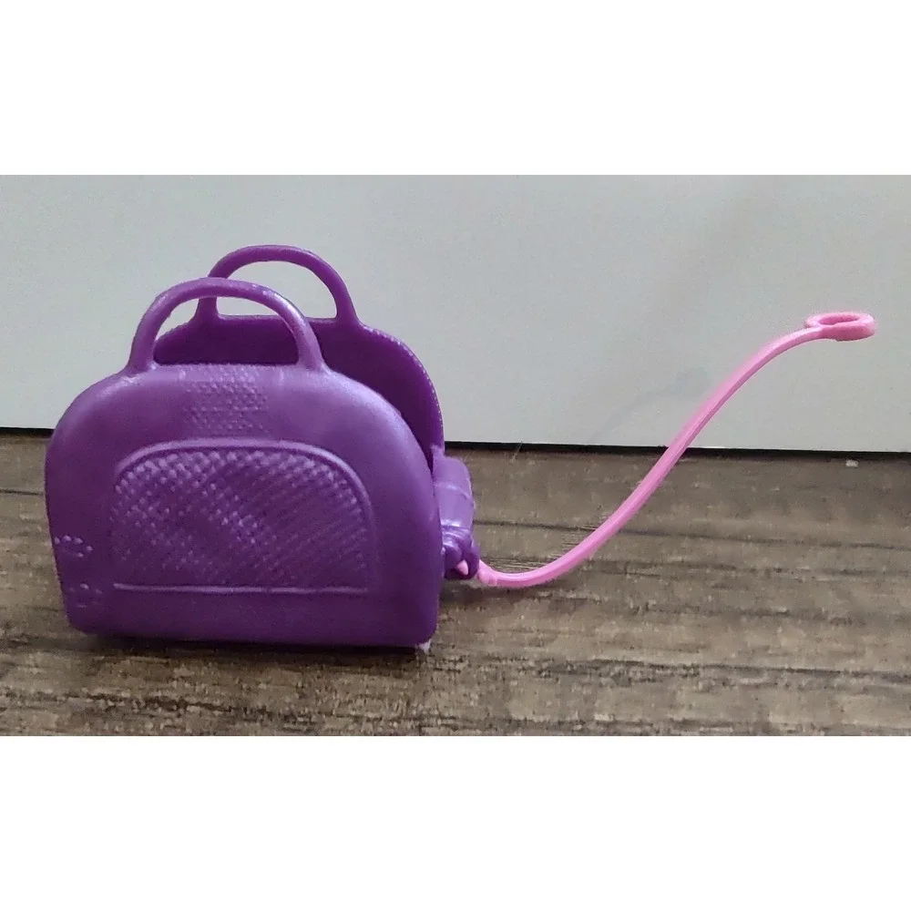 Barbie Doll Pet Travel Carrier Leash Dog Puppy Cat Accessory Set Mattel Z29